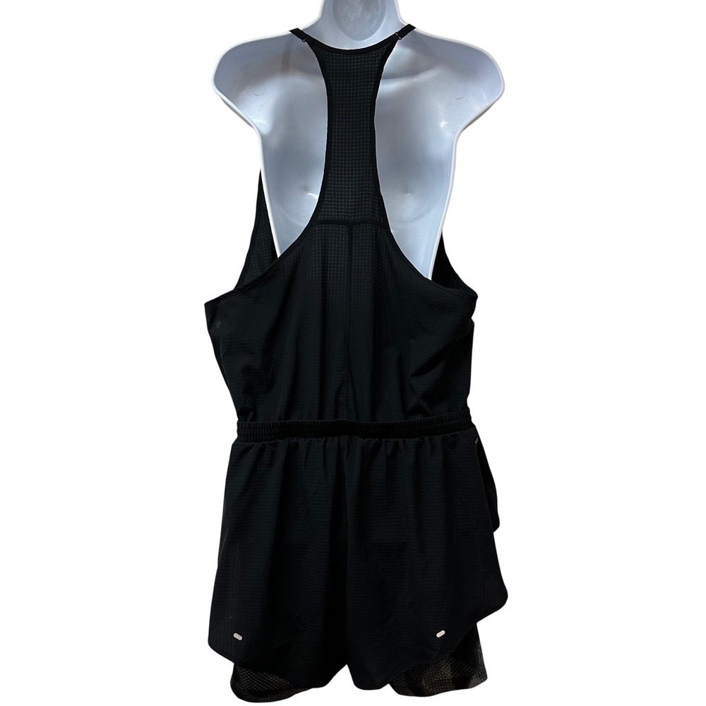 Adidas Womens Own the Run AOP Running Suit Black IK5010 Size L New - Picture 2 of 15